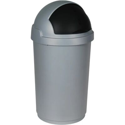 Curver Modèle Bullet Poubelle 50L Anthracite - Poubelle à déchets Curver Modèle Bullet Poubelle 50L Anthracite - Poubelle à déchets