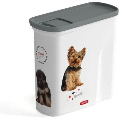Curver Voedselcontainer voor huisdieren - 2L, 1kg, Wit Curver Voedselcontainer voor huisdieren - 2L, 1kg, Wit