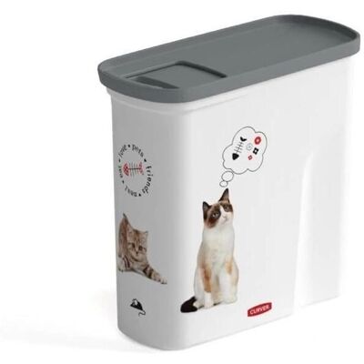 Curver Voedselcontainer voor huisdieren - Wit - 2L/1kg Curver Voedselcontainer voor huisdieren - Wit - 2L/1kg
