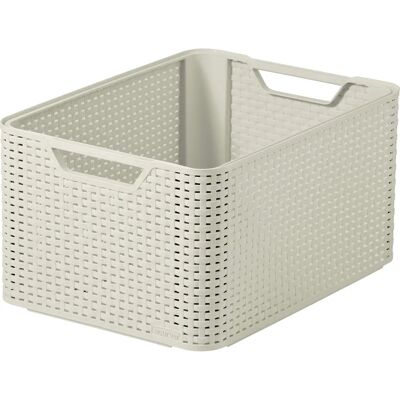 Curver - Style Rectangular Basket - 30L - Storage Basket Curver - Style Rectangular Basket - 30L - Storage Basket