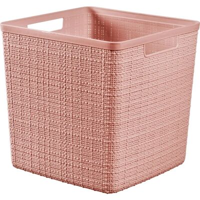 Curver Roze Opbergmand van jute - Opbergmand Curver Roze Opbergmand van jute - Opbergmand