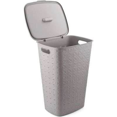 Curver Beigen Softex Wäschekorb - 56L Großer Deckel Curver Beigen Softex Wäschekorb - 56L Großer Deckel