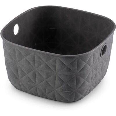 Curver Softex Storage Basket - 3L, Dark Gray Curver Softex Storage Basket - 3L, Dark Gray