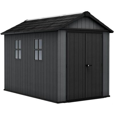 Keter - Newton Plus 7511 - Gray Wood - 8 m² - Garden Shed Keter - Newton Plus 7511 - Gray Wood - 8 m² - Garden Shed