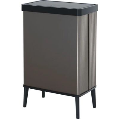 CURVER Verto Pedal Trash Can - 54 L - Pearl Gray CURVER Verto Pedal Trash Can - 54 L - Pearl Gray
