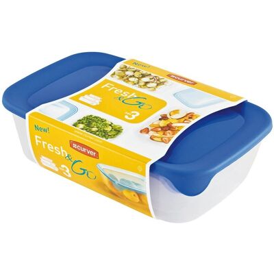 Fresh&go Vorratsset - BPA-frei, mikrowellen- & gefriersicher Fresh&go Vorratsset - BPA-frei, mikrowellen- & gefriersicher