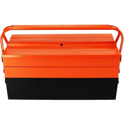 FISCHER DAREX Caja de herramientas de metal, 5 compartimentos FISCHER DAREX Caja de herramientas de metal, 5 compartimentos