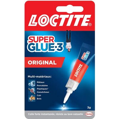 Loctite Superglue 3g - Colle Liquide - Résistance et Précision Loctite Superglue 3g - Colle Liquide - Résistance et Précision