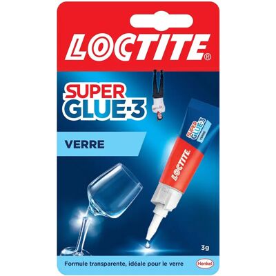 Super Glue Loctite 1601537 Verre Métal 3g - Publicité Super Glue Loctite 1601537 Verre Métal 3g - Publicité