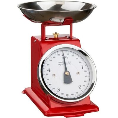 OGO LIVING Balance De Cuisine Mecánico - ROJO OGO LIVING Balance De Cuisine Mecánico - ROJO