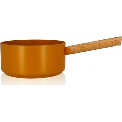 Ogo living ECTOR Casserole en Céramique Anti-Adhésive - 16cm - Jaune - Tous feux - Publicité Ogo living ECTOR Casserole en Céramique Anti-Adhésive - 16cm - Jaune - Tous feux - Publicité