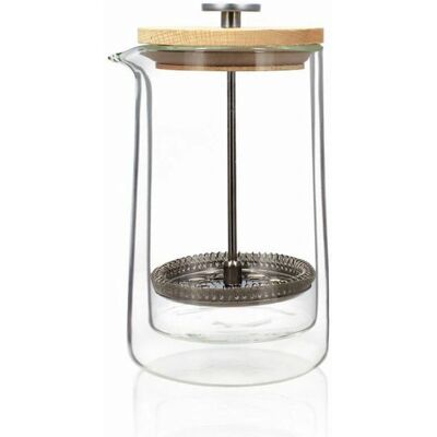 Ogo Living Octave 500ml Verre à double paroi Presse Française - Cafetière - Publicité Ogo Living Octave 500ml Verre à double paroi Presse Française - Cafetière - Publicité