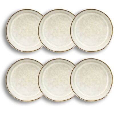 Ogo Living - Boral - 20cm Beige Clair - Gres - Dinner Plate - Publicité Ogo Living - Boral - 20cm Beige Clair - Gres - Dinner Plate - Publicité