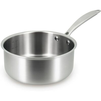 MENASTYL - Casserole en acier inox 18cm - Fabriqué en France - Ustensiles de Cuisine - Publicité MENASTYL - Casserole en acier inox 18cm - Fabriqué en France - Ustensiles de Cuisine - Publicité