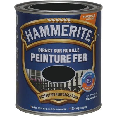 Vernice Esterna Hammerite Nero Resistente alla Ruggine - 0,75L Vernice Esterna Hammerite Nero Resistente alla Ruggine - 0,75L