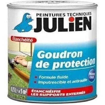 Vernice Goudron Nero Julien - Protezione Legno & Ferro Vernice Goudron Nero Julien - Protezione Legno & Ferro