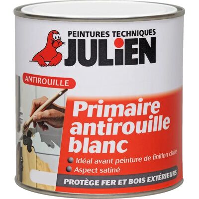 Imprimación Antióxido Blanca Satinada Julien 0,5L - Fondo Imprimación Antióxido Blanca Satinada Julien 0,5L - Fondo