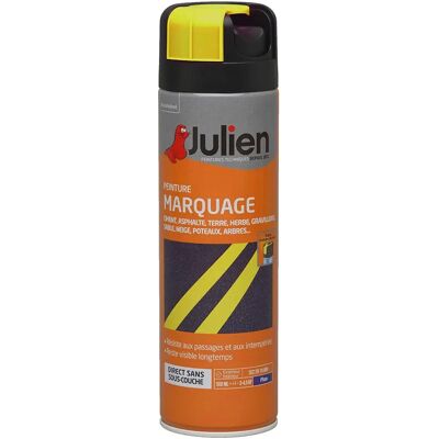 JULIEN Gelb Fluoreszierende Sprühfarbe - Markierung 500ml JULIEN Gelb Fluoreszierende Sprühfarbe - Markierung 500ml