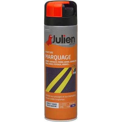 Julien Marke Modell - Fluoreszierende Orange Sprühfarbe - 500ml Julien Marke Modell - Fluoreszierende Orange Sprühfarbe - 500ml