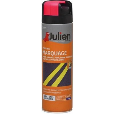 Spray vernice fluorescente rossa Julien - Vernice in bomboletta Spray vernice fluorescente rossa Julien - Vernice in bomboletta