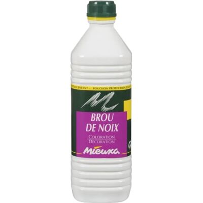 Mieuxa Teinture Noix - Bois 1L - Finition Bois - Publicité Mieuxa Teinture Noix - Bois 1L - Finition Bois - Publicité