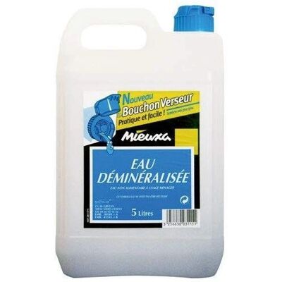 MIEUXA - Eau déminéralisée 5L - Eau MIEUXA - Eau déminéralisée 5L - Eau