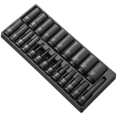 Fuego Sada Juego de 24 llaves de impacto 1/2" - Socket Set Fuego Sada Juego de 24 llaves de impacto 1/2" - Socket Set