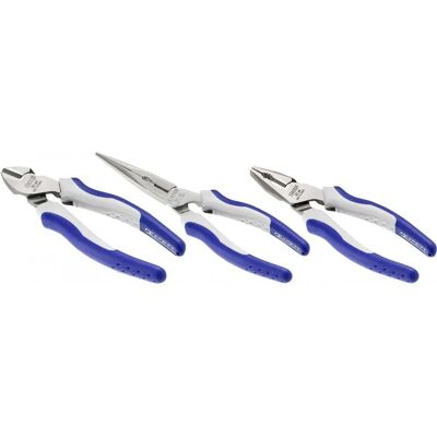 Set de 3 Alicates Expert by Facom - Corte diagonal, combinado, punta redonda - 160/180/200mm Set de 3 Alicates Expert by Facom - Corte diagonal, combinado, punta redonda - 160/180/200mm