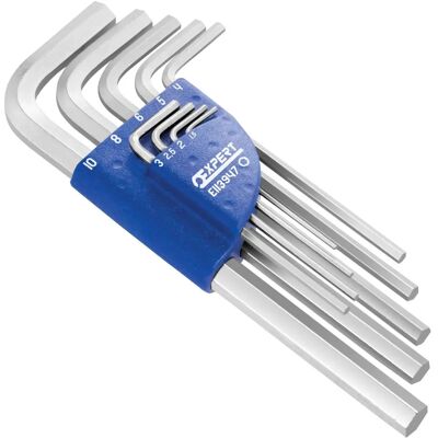 Expert Facom Hexagon Key Set - Long Arm, 9 pcs, 1.5-10mm Expert Facom Hexagon Key Set - Long Arm, 9 pcs, 1.5-10mm