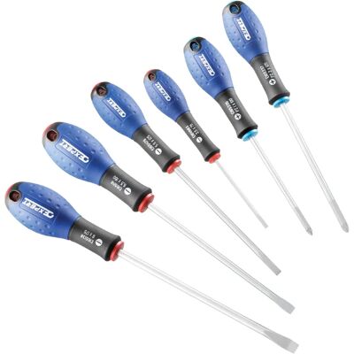 Expert E160903 Screwdriver Set - Slotted/Pozidriv - 6 Piece Expert E160903 Screwdriver Set - Slotted/Pozidriv - 6 Piece