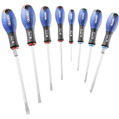 Expert Screwdriver Set - Flat & Pozidriv - 8 pcs Expert Screwdriver Set - Flat & Pozidriv - 8 pcs