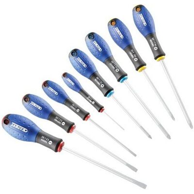 Expert Screwdriver Set - 8 Piece - Slotted / Phillips / Pozidriv Expert Screwdriver Set - 8 Piece - Slotted / Phillips / Pozidriv