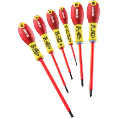 Juego de destornilladores aislados Stanley E160911 - 6 piezas Juego de destornilladores aislados Stanley E160911 - 6 piezas