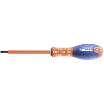 Expert - e165417 - Bleu - 1000V - Tournevis - Publicité Expert - e165417 - Bleu - 1000V - Tournevis - Publicité
