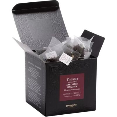 Thé Earl Grey Yin Zhen de Dammann Frères - Noir, 50 Sachets - Publicité Thé Earl Grey Yin Zhen de Dammann Frères - Noir, 50 Sachets - Publicité