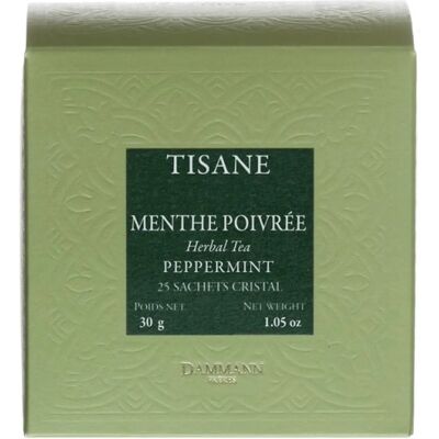Thé à la menthe Dammann illy - Rafraîchissant, sachet Cristal, Qualité - Publicité Thé à la menthe Dammann illy - Rafraîchissant, sachet Cristal, Qualité - Publicité