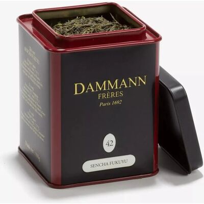 Dammann Frères Thé Vert Sencha Fukuyu - Vert, 100 g - Publicité Dammann Frères Thé Vert Sencha Fukuyu - Vert, 100 g - Publicité