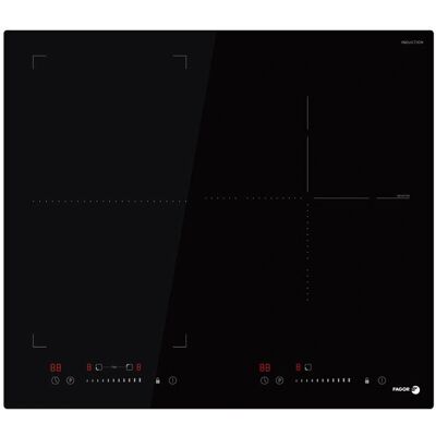 Fagor FTI372SFV - Plaque à induction 3 zones - Noir - 59cm Fagor FTI372SFV - Plaque à induction 3 zones - Noir - 59cm