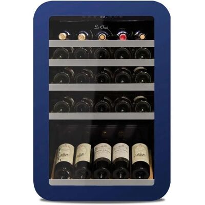 Le Chai LERETRO 40BL refroidisseur de vin - Pose libre - Bleu - 40 bouteilles - Publicité Le Chai LERETRO 40BL refroidisseur de vin - Pose libre - Bleu - 40 bouteilles - Publicité