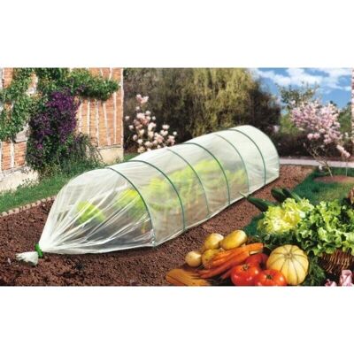 Kit Tunnel de Jardin Intermas - 1,2x3,5 m - Culture Précoce - Publicité Kit Tunnel de Jardin Intermas - 1,2x3,5 m - Culture Précoce - Publicité