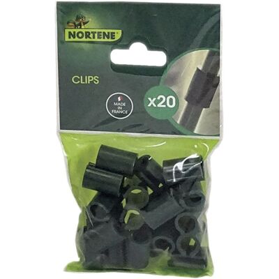 Clips Courbes NORTENE pour Arcs de Micro Tunnel - Accessoires pour Tunnels de Plantes - Publicité Clips Courbes NORTENE pour Arcs de Micro Tunnel - Accessoires pour Tunnels de Plantes - Publicité