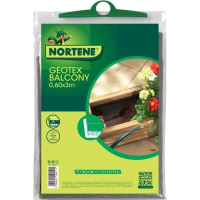 Feltre de Drainage Nortene - 3m x 0,6m - Séparateur de Sol - Publicité Feltre de Drainage Nortene - 3m x 0,6m - Séparateur de Sol - Publicité