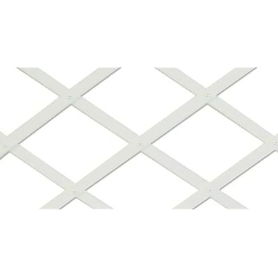 Clôture en PVC Nortene Trelliflex Blanc - Barrière de Jardin - Publicité Clôture en PVC Nortene Trelliflex Blanc - Barrière de Jardin - Publicité