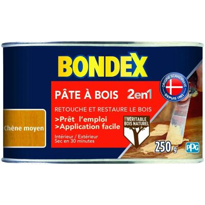 BONDEX Stucco per Legno - Asciugatura Rapida - Interno/Esterna - Piccole Fessure & Crepe BONDEX Stucco per Legno - Asciugatura Rapida - Interno/Esterna - Piccole Fessure & Crepe