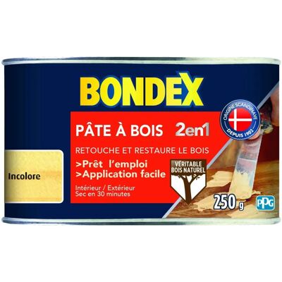 Stucco per Legno Incolore Bondex - Restauro 250g Stucco per Legno Incolore Bondex - Restauro 250g