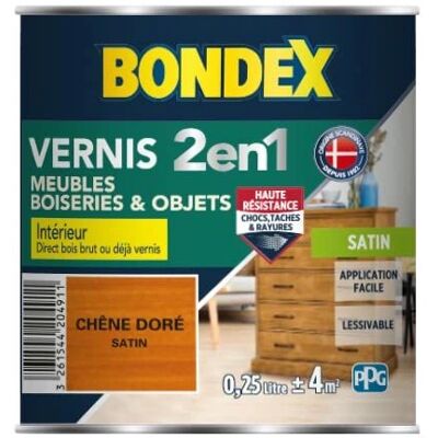 Vernice rovere dorato satinata Bondex - Interno & Esterno Vernice rovere dorato satinata Bondex - Interno & Esterno