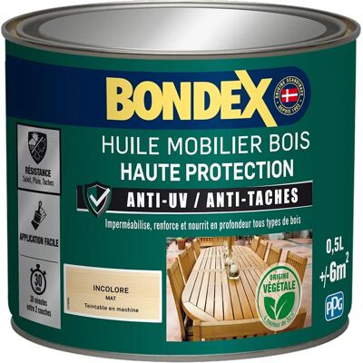 Olio per legno Bondex - Protezione UV, Resistente alle macchie - 0,5L - Olio per legno Olio per legno Bondex - Protezione UV, Resistente alle macchie - 0,5L - Olio per legno
