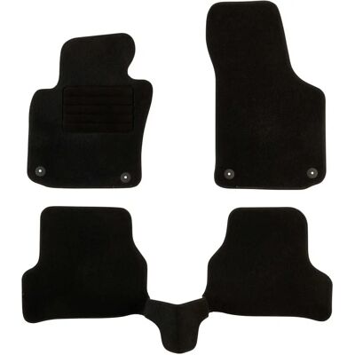 Set de Alfombrillas de Coche DBS - A medida - 3 piezas - Antideslizante - Terciopelo Negro Set de Alfombrillas de Coche DBS - A medida - 3 piezas - Antideslizante - Terciopelo Negro