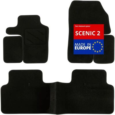 Tapis Auto DBS Star Sur Mesure pour Renault Scenic 2 - 3 Pièces - Publicité Tapis Auto DBS Star Sur Mesure pour Renault Scenic 2 - 3 Pièces - Publicité
