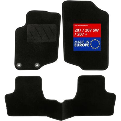 DBS Peugeot 207 Sterren Autostoelhoezen - Set van 3 DBS Peugeot 207 Sterren Autostoelhoezen - Set van 3